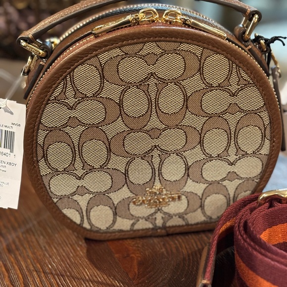 Coach Canteen Crossbody Bag In Signature Jacquard CO986 - Picture 2 of 5